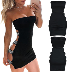 New Womens Sexy Tube Tops Pencil Dress