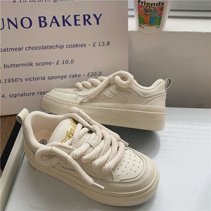 Sneakers Women Shoes Spring Autumn Woman Lace
