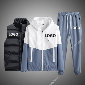 Streetwear LOGO Men 3 Piece Sets