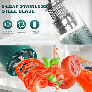 Portable Blender Bottle Fresh Juicer Blender Rechargeable Mixer