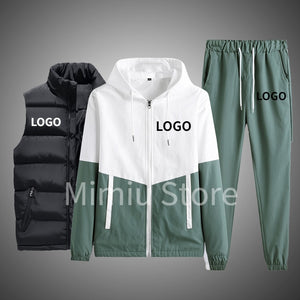 Streetwear LOGO Men 3 Piece Sets