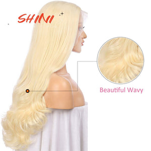SHINE 613 Blonde Lace Front Wig Body Wave Lace Wig For Woman