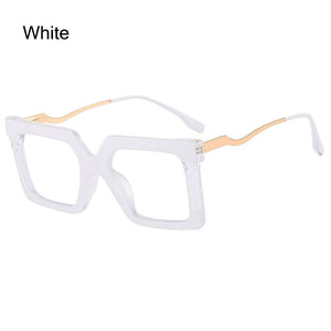 New Fashion Square Eyeglasses Optical Anti-blue Glasses Sunglasses