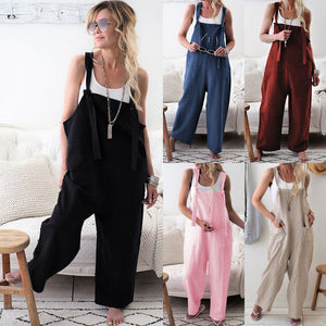 New Casual Fashion Women's Jumpsuit Trousers