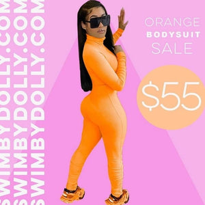 New Sexy Stand Neck Skinny Jumpsuit