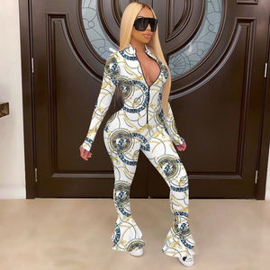 New Sexy Stand Neck Skinny Jumpsuit