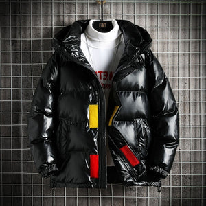 Thicken Hooded Winter Jacket  Large Size Coat