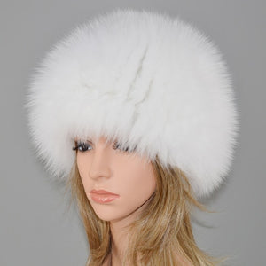 2021 Hot Sale Women Real Genuine Fox Fur Hat