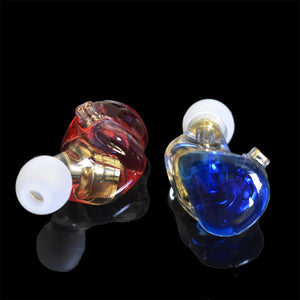 Resin Earbuds Powerful IEM Hifi Earphone