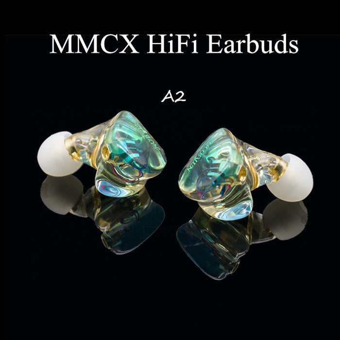 Resin Earbuds Powerful IEM Hifi Earphone