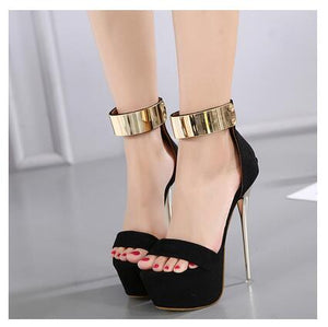 Strap Heels Platform Sandals For Women