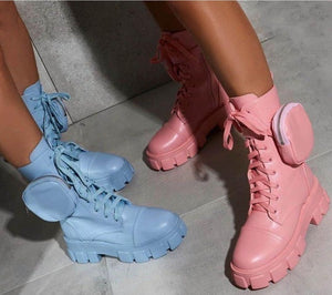 Autumn Winter Girl High Wedges Shoes
