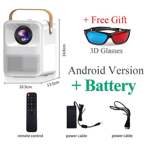 CRENOVA Portable Projector ET30S 1080P Full HD