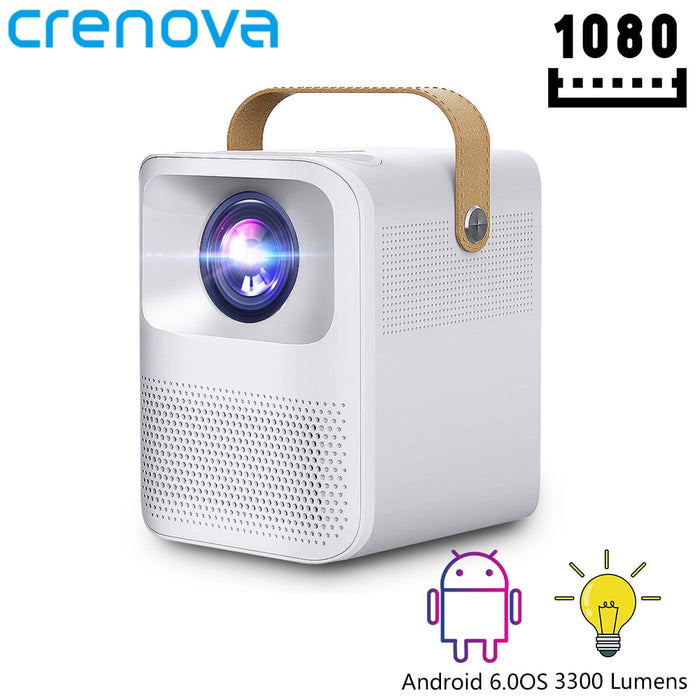 CRENOVA Portable Projector ET30S 1080P Full HD