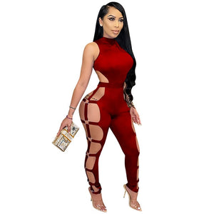 Cutubly Sexy Hollow Out Jumpsuit for Women