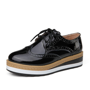 Autumn Women Platform Flats Footwear
