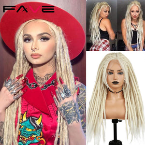 Fave Lace Front Hand Knit Wig For Women