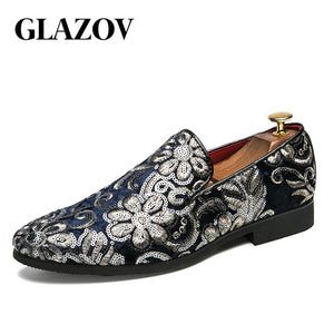 Casual Shoes Men Scrub Pointed Leather Shoes