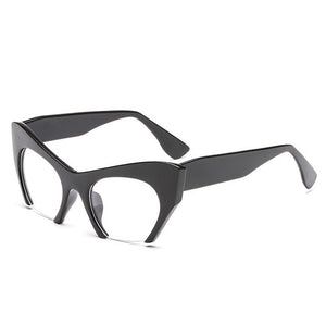 Cat Eye Glasses Half Frames