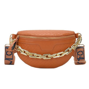 Luxury Women's  Waist Bag Thick Chain