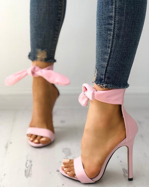 Brand Designer Pink Yellow Suede High Heel Sandals