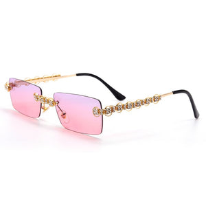 Crystal Vintage Rhinestone Glasses