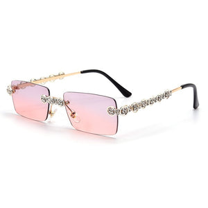 Crystal Vintage Rhinestone Glasses