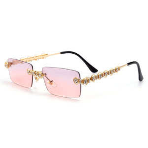 Crystal Vintage Rhinestone Glasses
