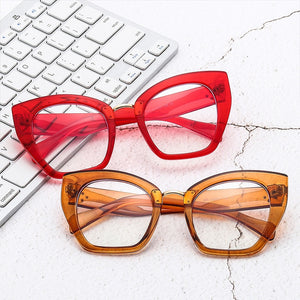 Square Anti Blue Light Blocking Glasses Optical Glasses Unisex