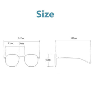 New Fashion Square Eyeglasses Optical Anti-blue Glasses Sunglasses