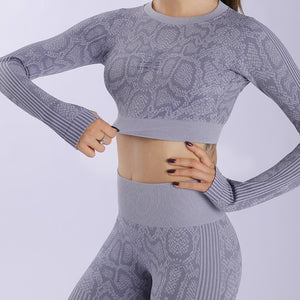 Women‘s Tracksuit Seamless Gym Suit For Fitness
