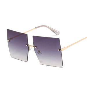 Vintage Square Sunglasses Women