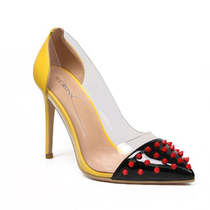 Toe Stiletto Heels Shoes Woman