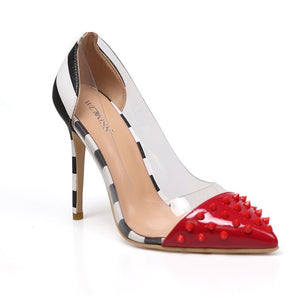 Toe Stiletto Heels Shoes Woman