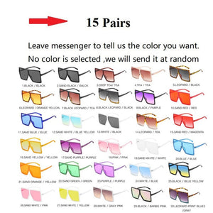 Piece Oversized Square Sunglasses For Women