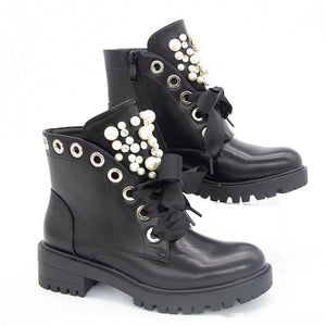Women Short Boots  Motorcycle Shoes